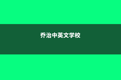 美国乔治中学介绍(乔治中英文学校)