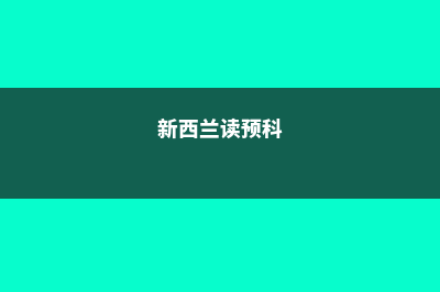 新西兰预科这些问题需要搞清(新西兰读预科)