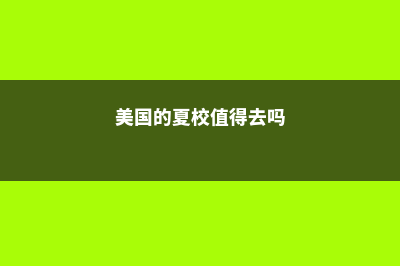 美国夏校高端本科助力(美国的夏校值得去吗)