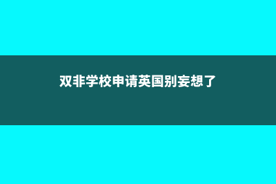 双非留学英国传媒硕士费用(双非学校申请英国别妄想了)