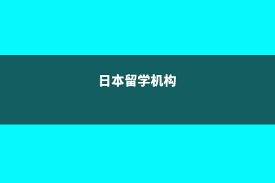 日本留学教育管理硕士费用(日本留学机构)