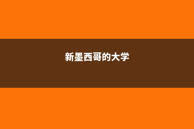 关于留学新墨西哥大学的常见问题(新墨西哥的大学)