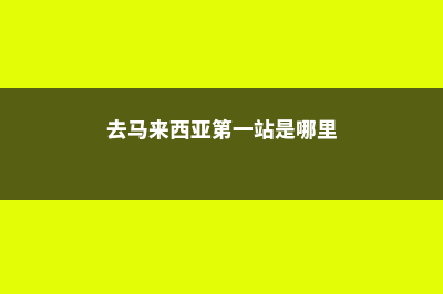 去马来西亚第一工艺学院留学需要注意这些问题(去马来西亚第一站是哪里)