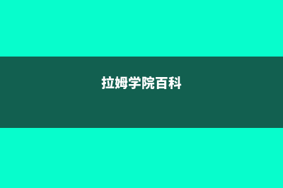 拉斯姆森学院圣克劳德分校毕业生就业怎样(拉姆学院百科)