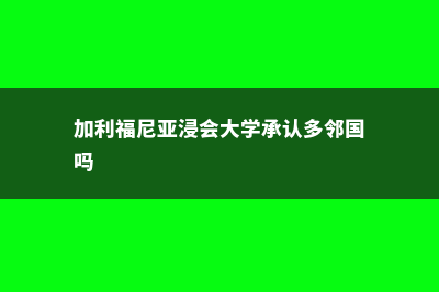 加利福尼亚浸会大学留学条件(加利福尼亚浸会大学承认多邻国吗)