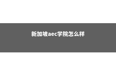 新加坡ACE学院Fraser排名情况及分析(新加坡aec学院怎么样)